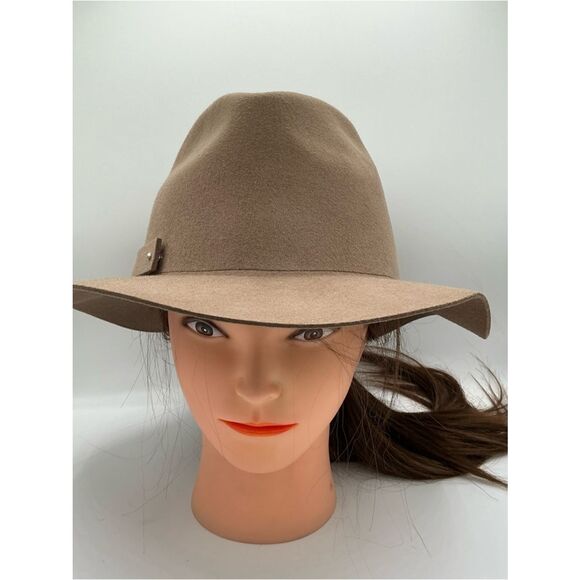 Anthropology felt fedora packable hat